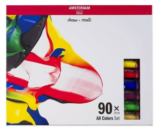 Preview: Amsterdam All Color Set 90  x 20 ml(g.P. 1L=66,11€)